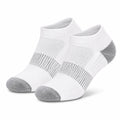Calzini sportivi alla caviglia 39-42 in maglia bianco/grigio traspiranti