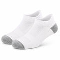 Calzini alla caviglia 39-42 in maglia bianco/grigio traspiranti per sport