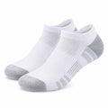 Calzini sportivi alla caviglia 39-42 in maglia bianco/grigio con pannelli traspiranti