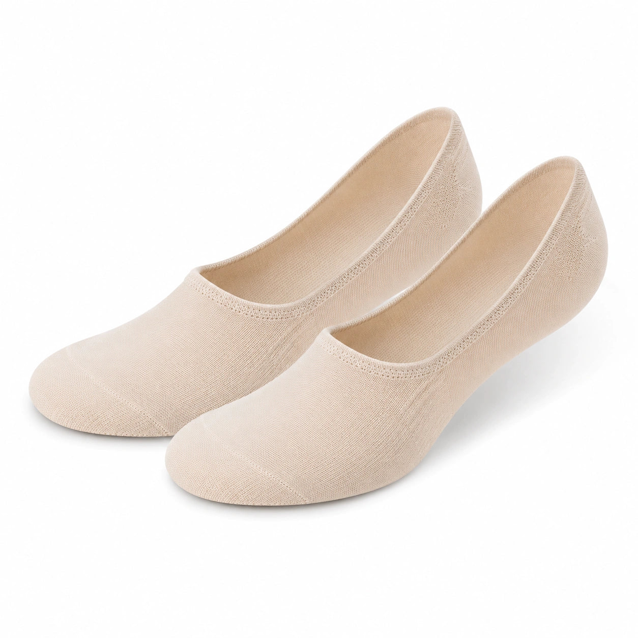 Calzini Invisibili 39-42 in Tessuto Beige - Ballerina Traspiranti