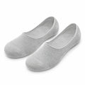 Calzini invisibili 39-42 in tessuto elasticizzato grigio - stile minimal per uso quotidiano