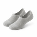 Calzini invisibili 43-46 in maglia grigio traspirante - elasticizzati