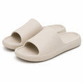 Ciabatte aperte 40/41 in EVA beige - suola scanalata per uso quotidiano