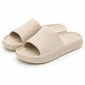 Ciabatte slide 36/37 in materiale sintetico beige - suola sagomata antiscivolo per casa e tempo libero
